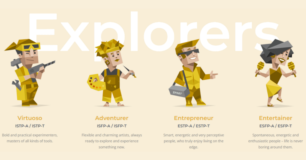 16personalities explorers