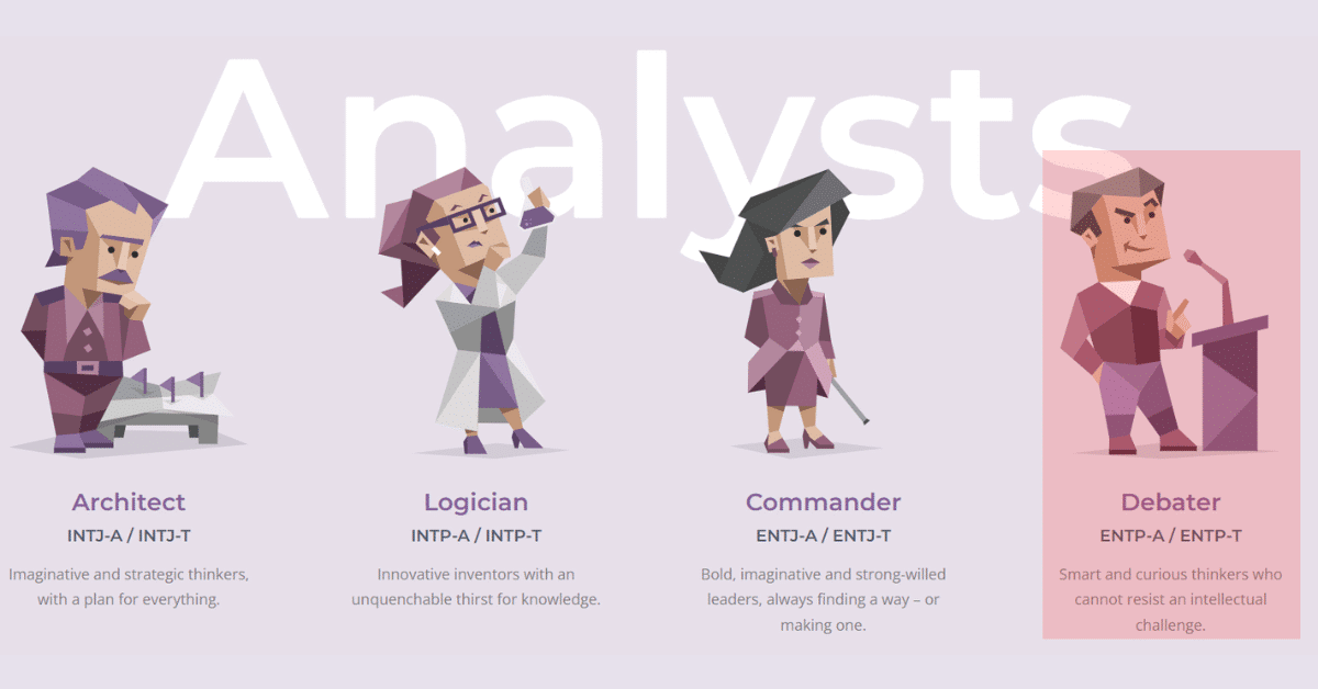 ENTP en el mundo: equilibrio entre el intelecto y la independencia Debate sobre 16 personalidades