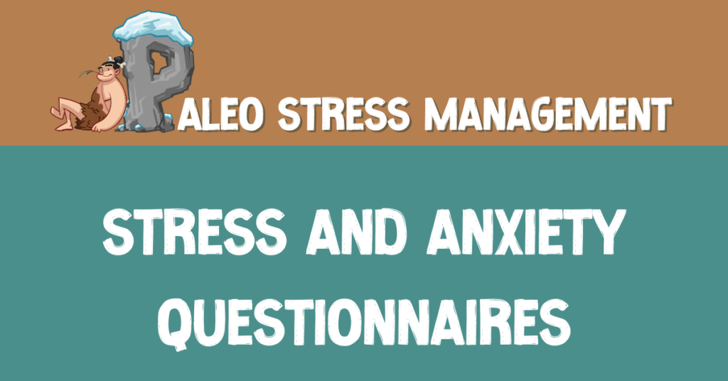 Stress and anxiety questionnaires