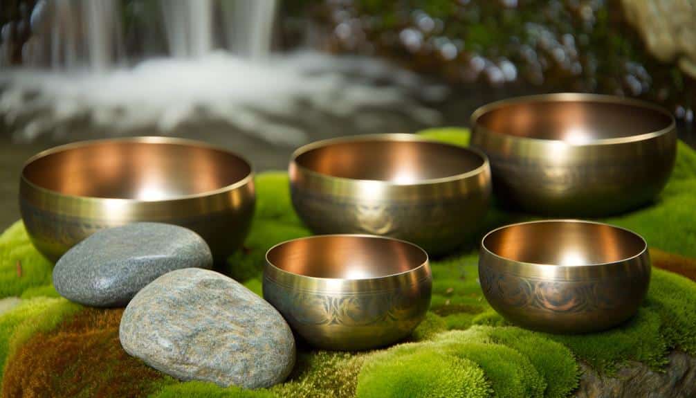 Enhancing meditation with singing bowls