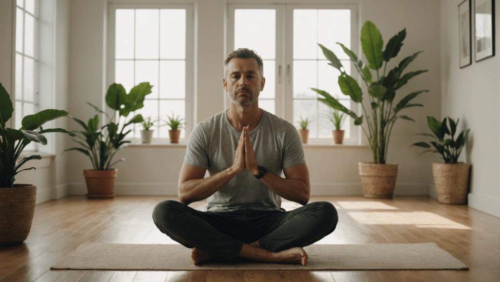 Morning mindfulness with alternate nostril breathing practice.