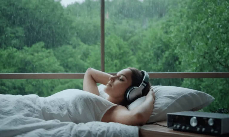 Peaceful slumber amidst soothing rainforest ambiance