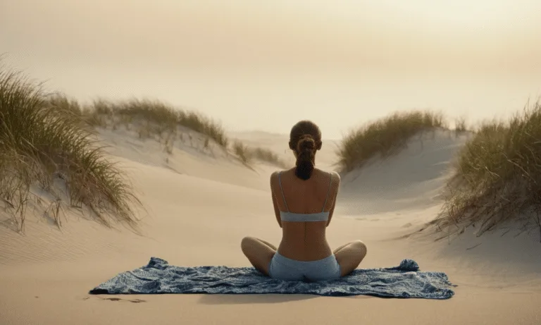 Serene beach dawn solitude peaceful morning calm