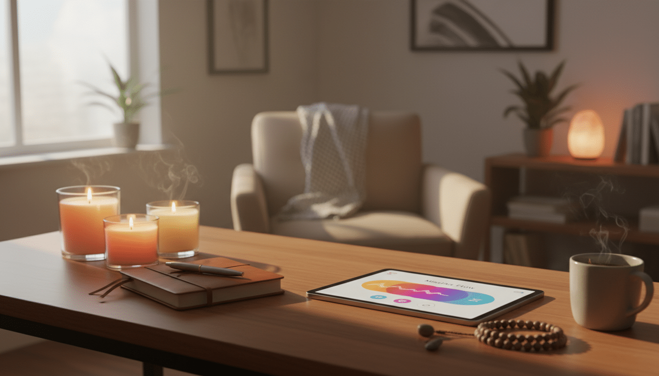 Cozy desk setup for stress free workdays